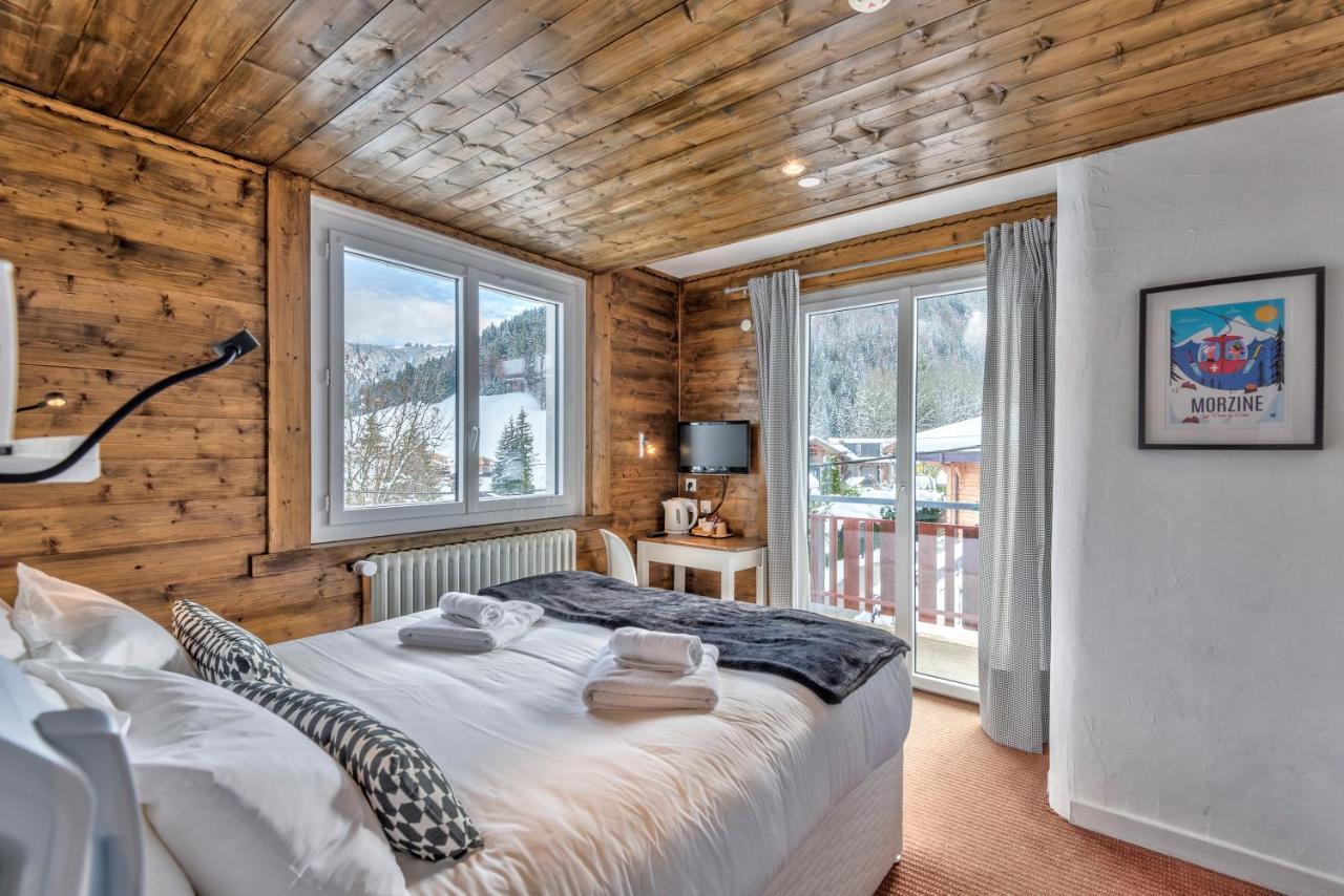 Hotel La Chaumiere Morzine Kültér fotó
